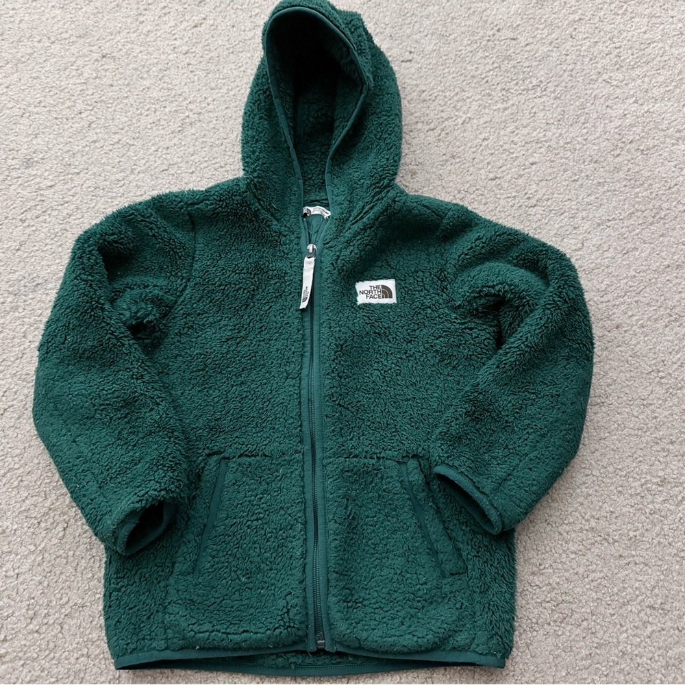 The North Face Kids Forest Green Fleece Hoodie